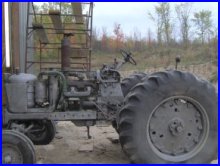 Sandblasted John Deere Tractor