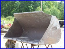 Sandblasted and Unprimed Loader Bucket