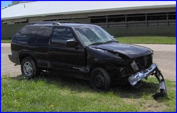 Wrecked S10 Blazer